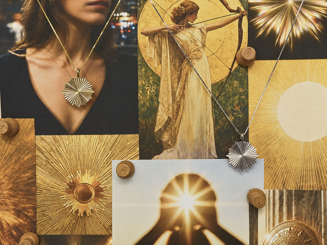 The Making of Sun & Shield Necklace