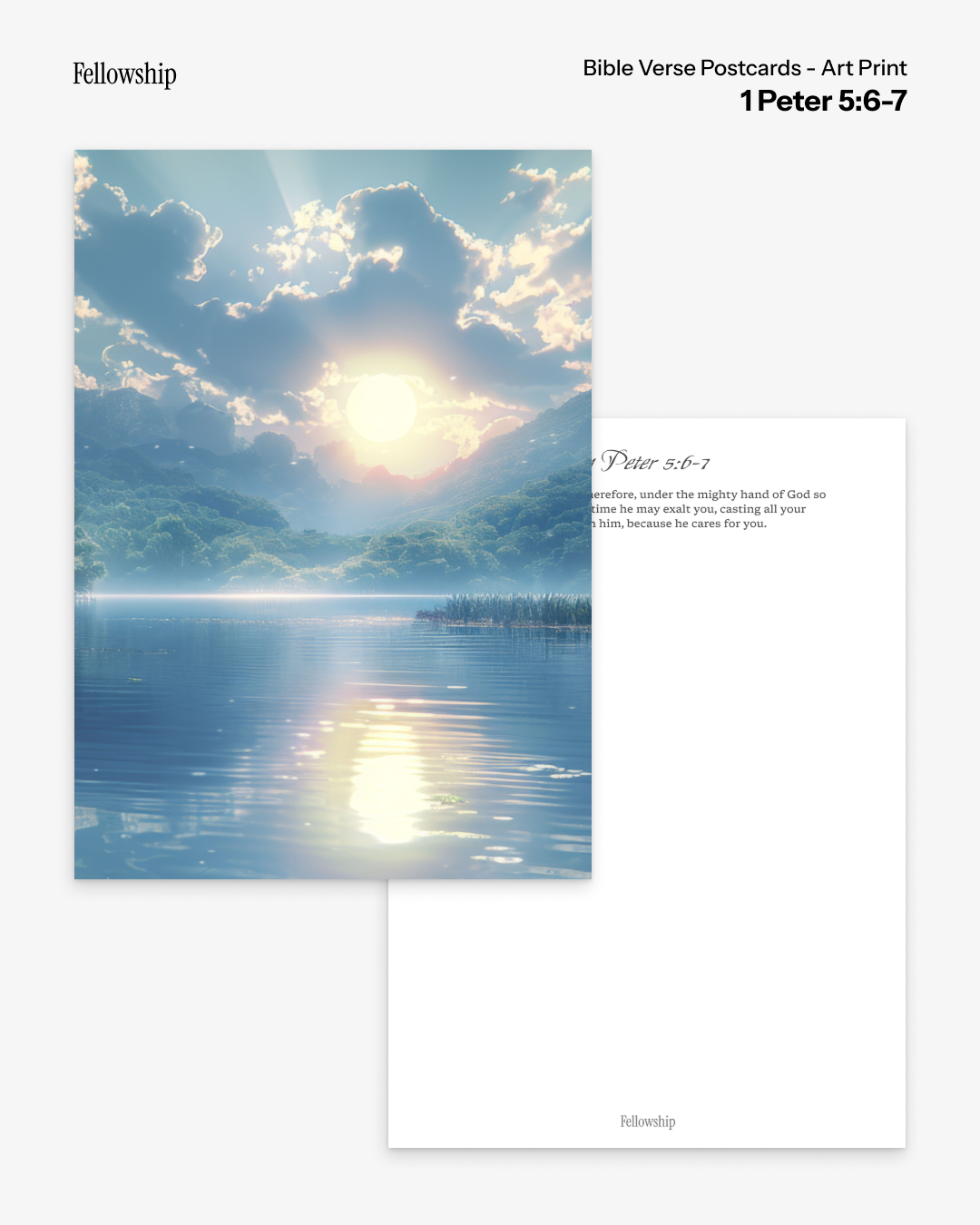 Bible Verse Postcards - Art Print