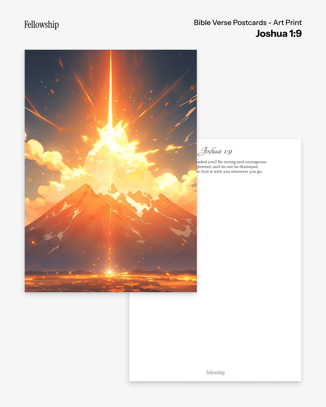 Bible Verse Postcards - Art Print