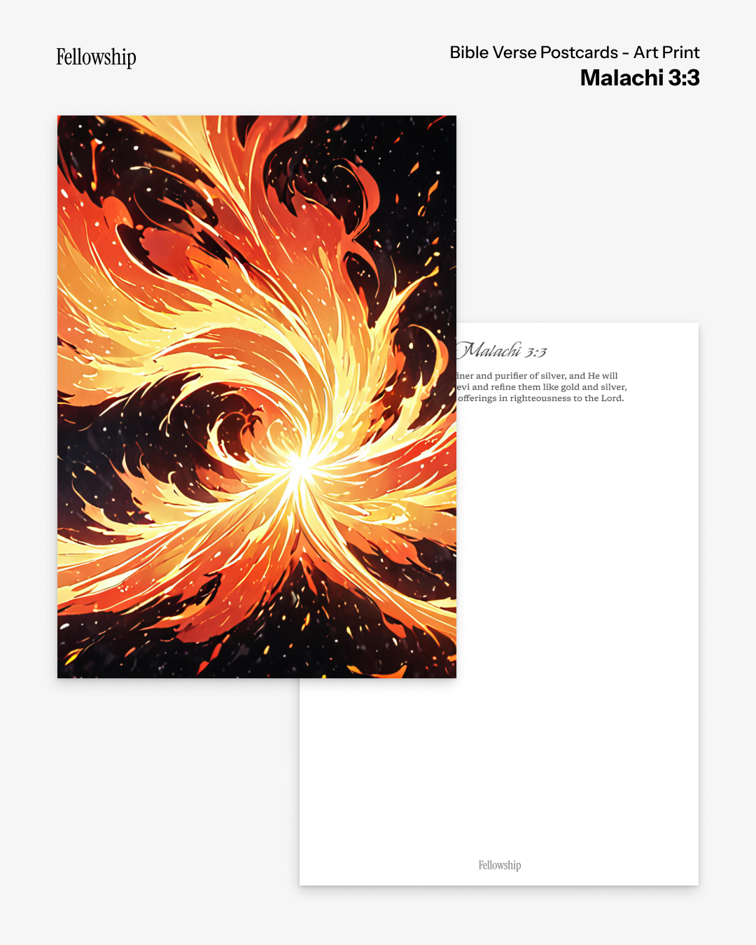 Bible Verse Postcards - Art Print