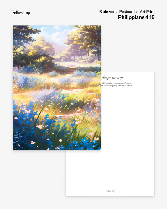 Bible Verse Postcards - Art Print