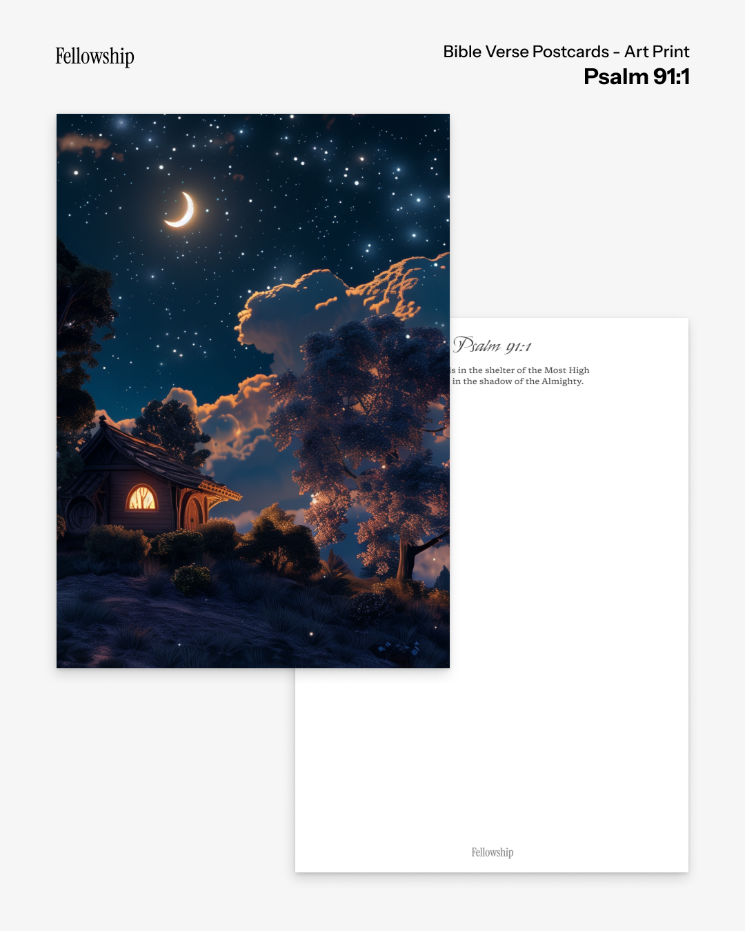Bible Verse Postcards - Art Print