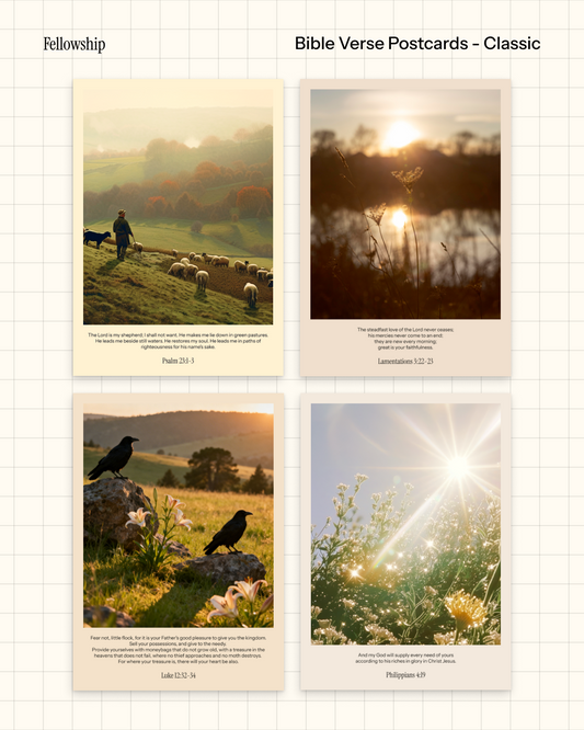 Bible Verse Postcards - Classic