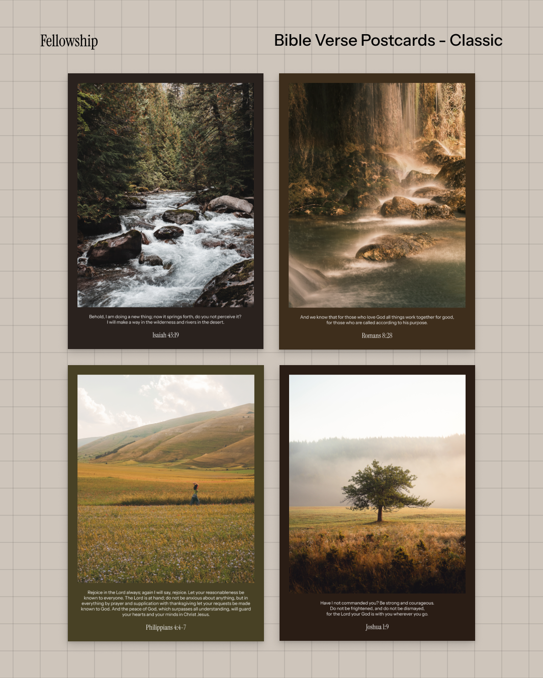Bible Verse Postcards - Classic
