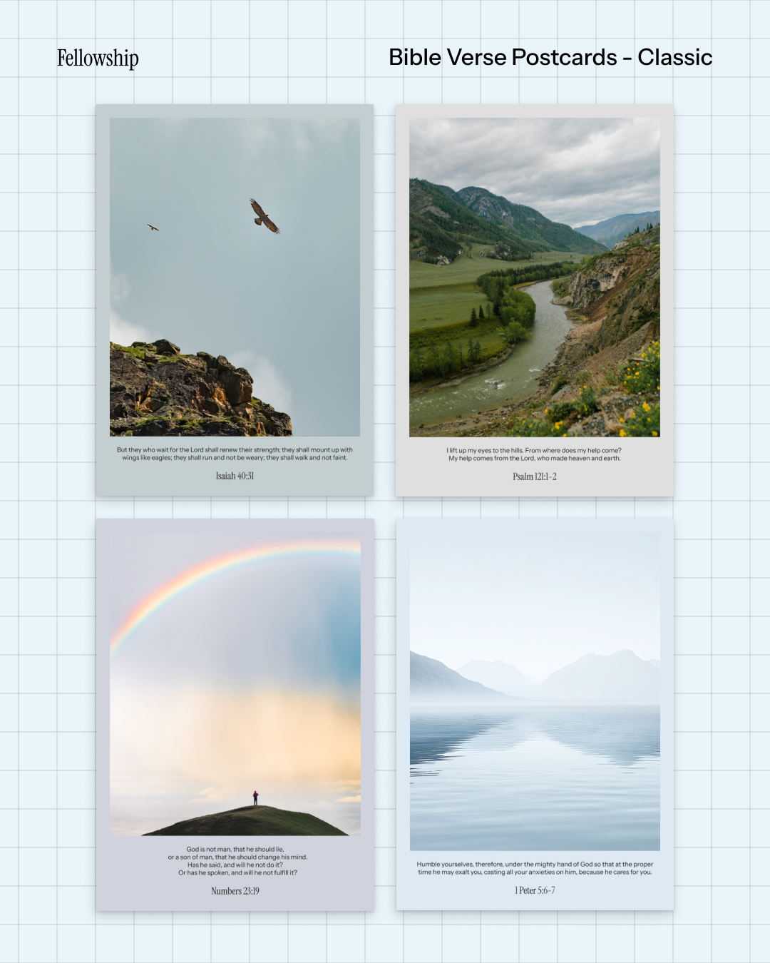Bible Verse Postcards - Classic