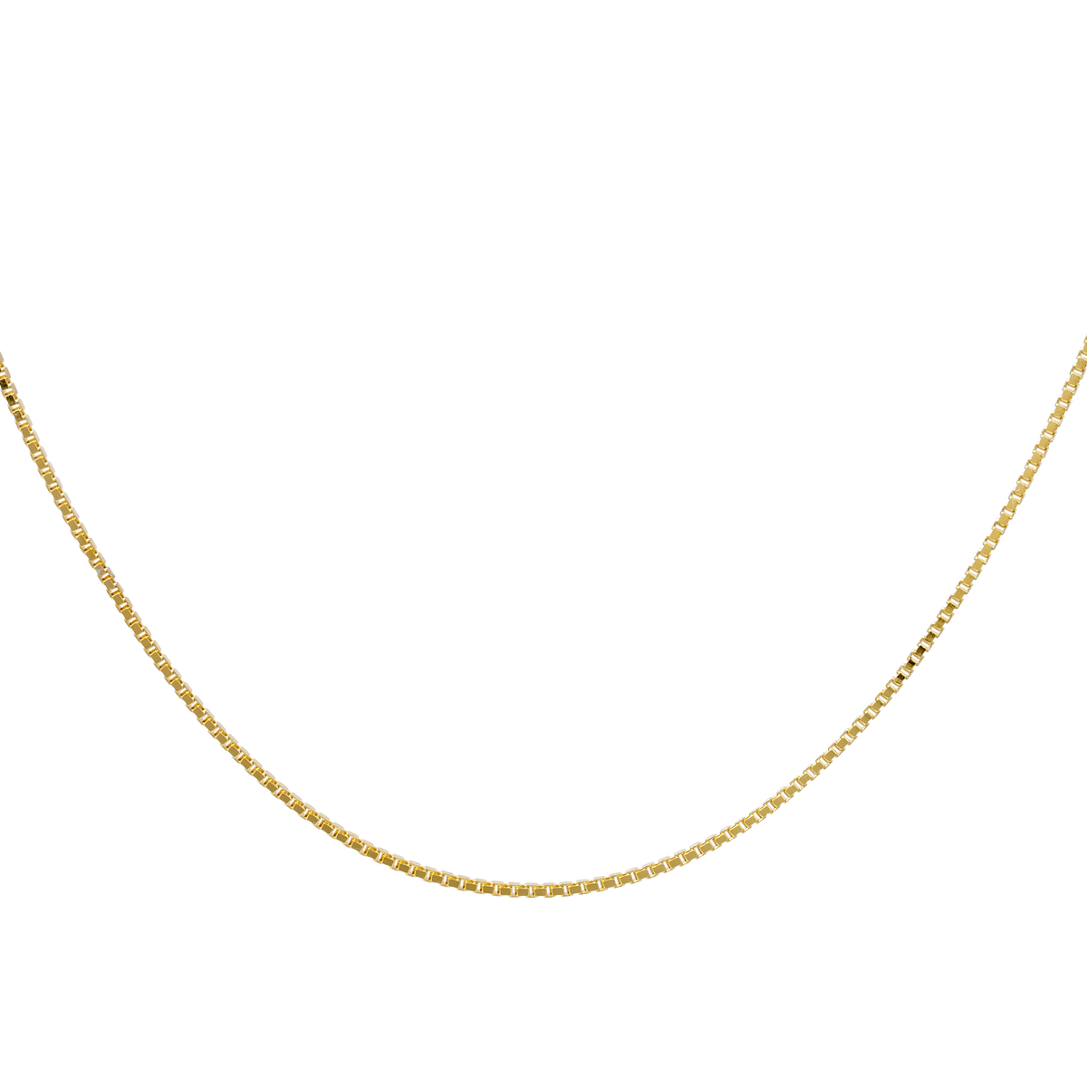 Box Chain Necklace - Gold