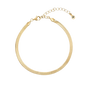 Herringbone Chain Bracelet - Gold