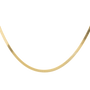 Herringbone Chain Necklace - Gold