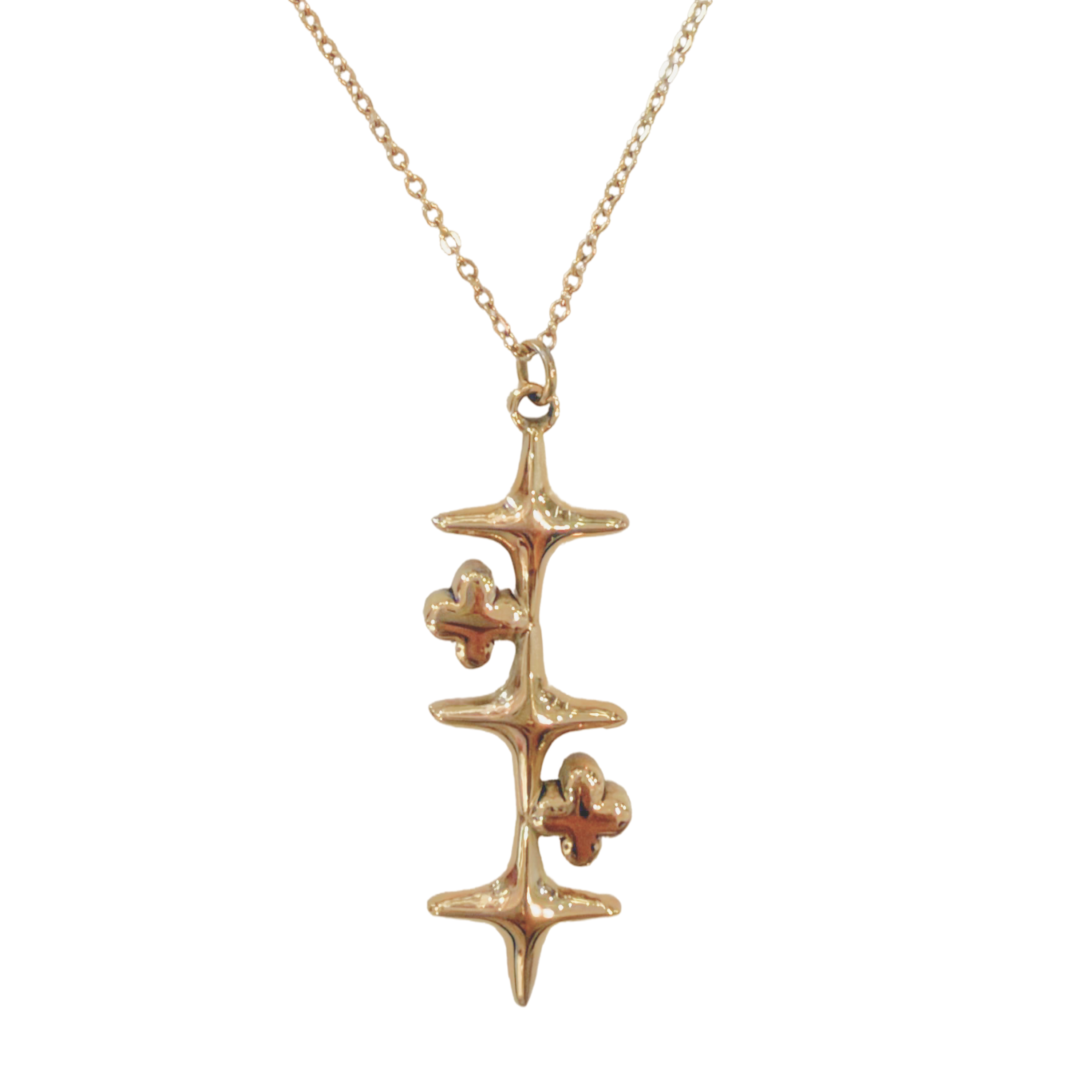 Light & Clouds Necklace - Gold