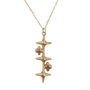 Light & Clouds Necklace - Gold