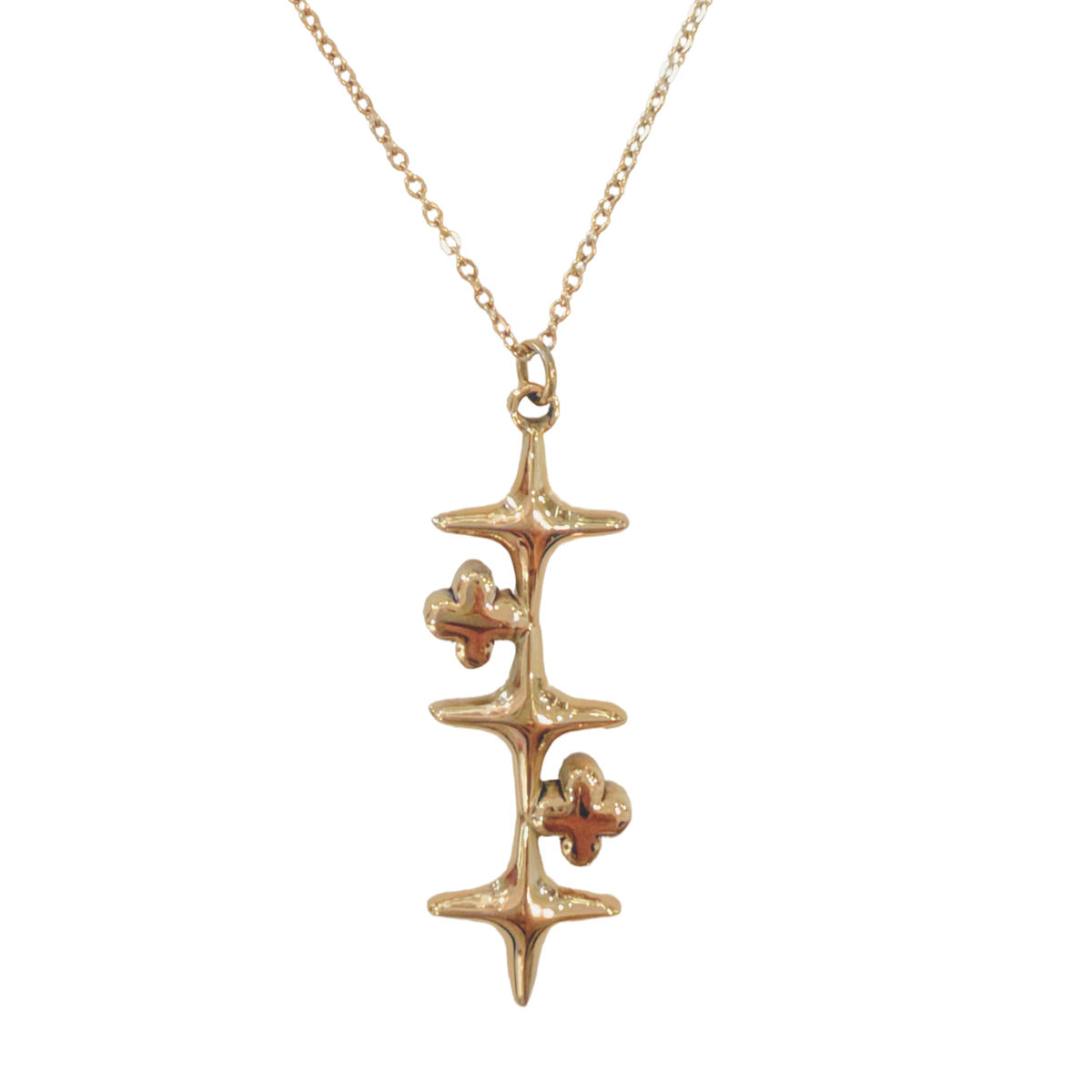 Light & Clouds Necklace - Gold