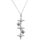 Light & Clouds Necklace - Silver