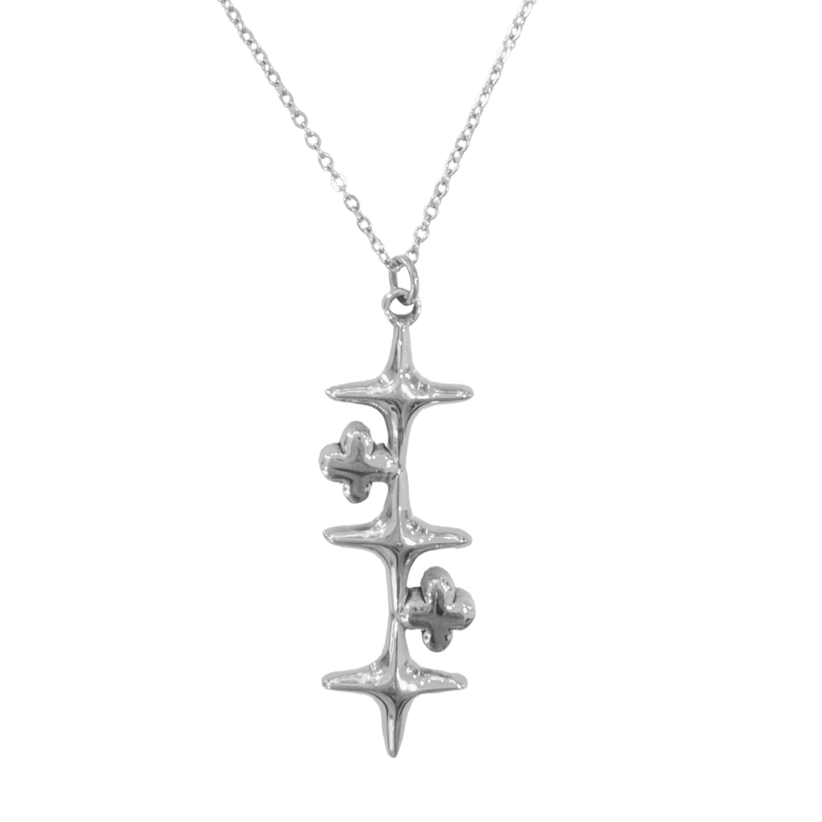 Light & Clouds Necklace - Silver