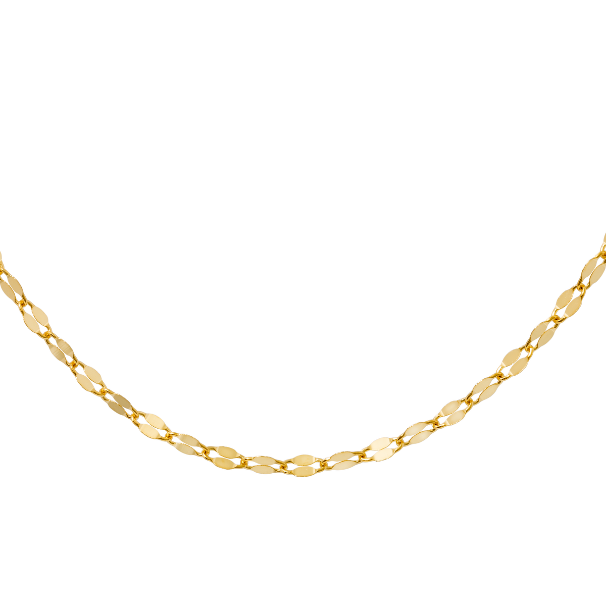 Lip Chain Necklace - Gold
