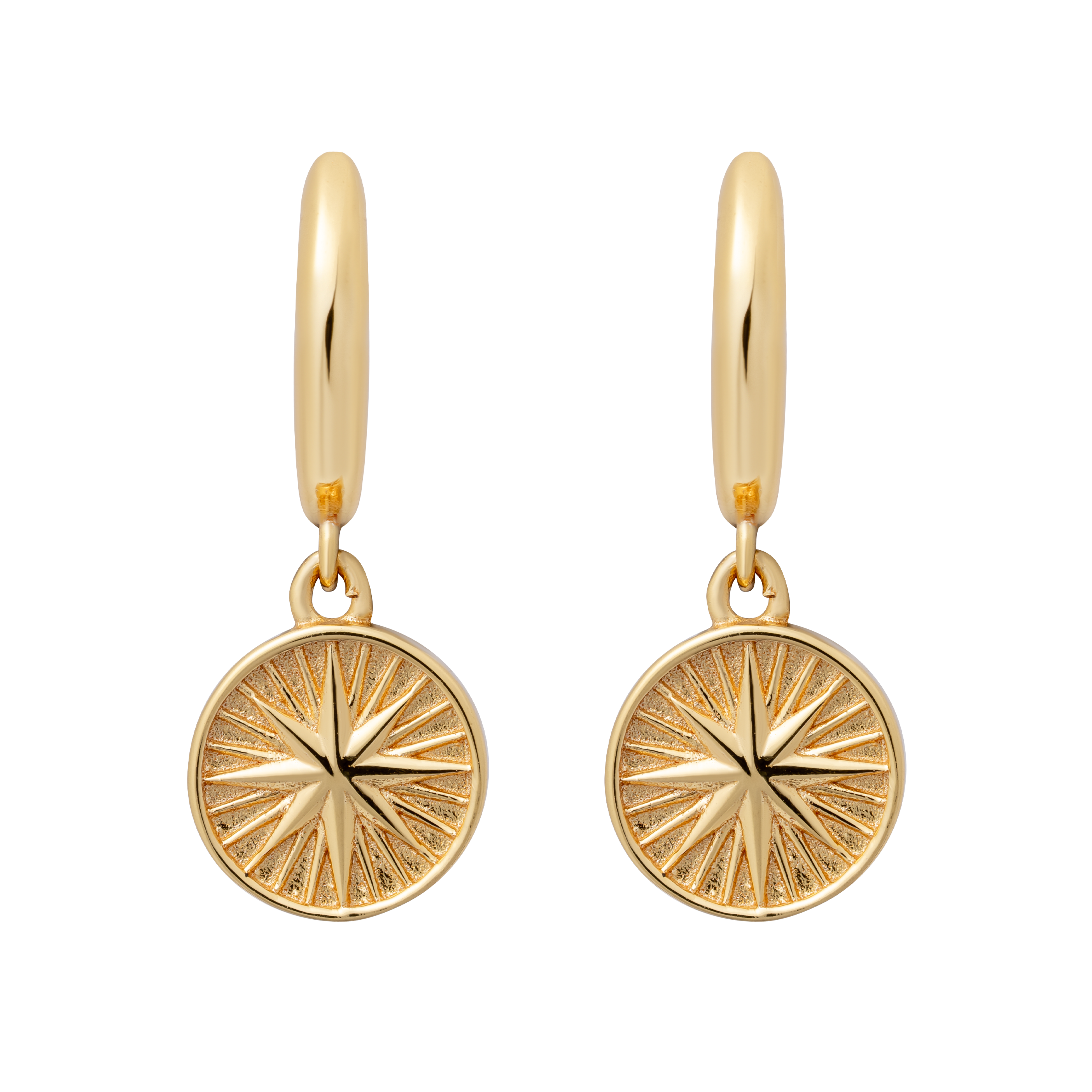 North Star Earrings - Gold