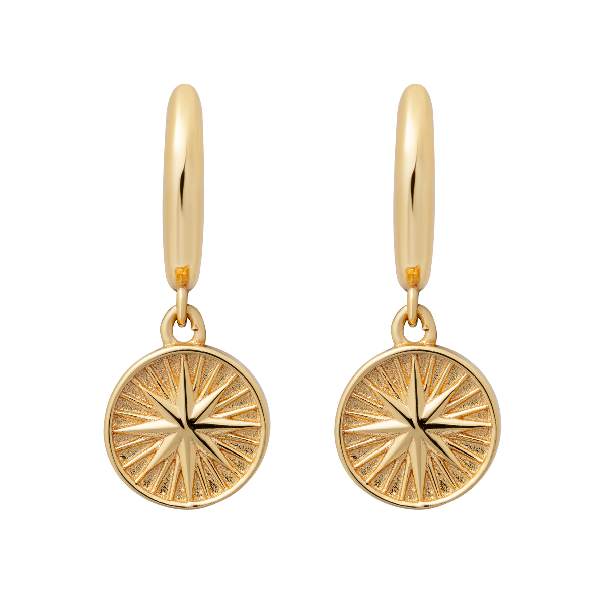 North Star Earrings - Gold