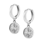 North Star Earrings - Silver